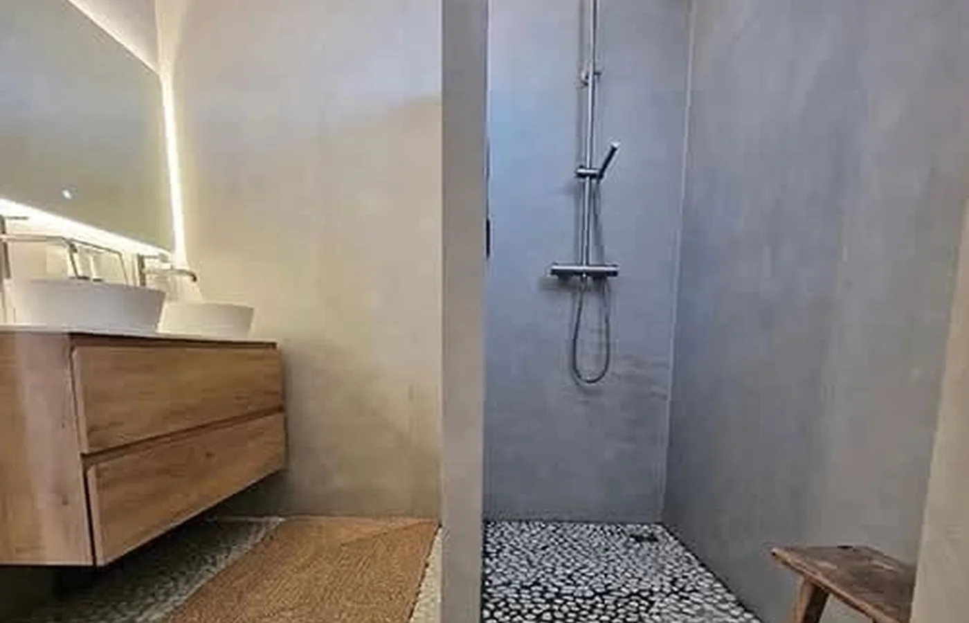 Substituição de banheira por base de duche