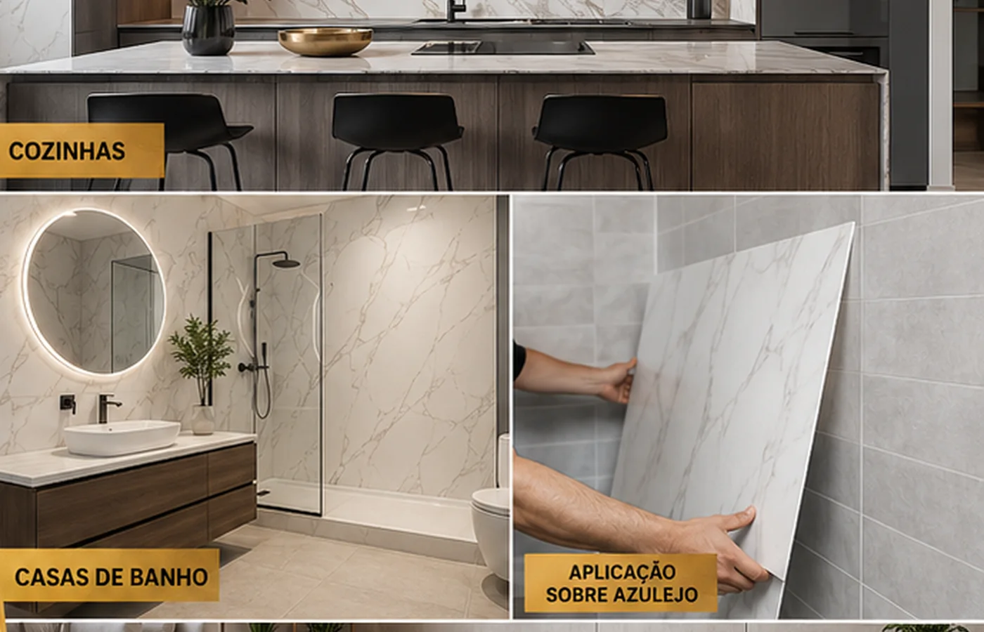 Revestimentos, pavimentos e acabamentos